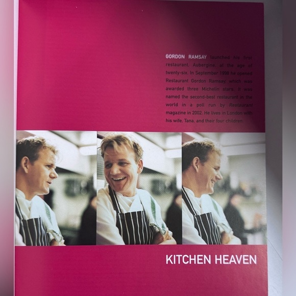 📚Vintage One of a Kind Gordon Ramsay Kitchen Heaven Cookbook 📚 - Picture 4 of 16